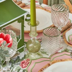 Camille Olive Candle Set (Apple Green)