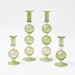 Camille Olive Candle Set (Apple Green)