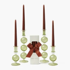 Camille Olive Candle Set (Chocolate)