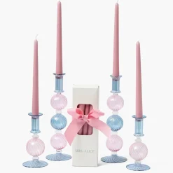 Camille Pink & Blue Candle Set