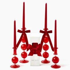 Camille Red Candle Set