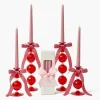 Camille Red Ribboned Candle Set (Pink)