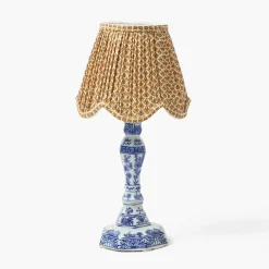 Caramel Lotus Deep Scalloped Lampshade (18cm)
