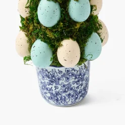 Chinoiserie Potted Easter Egg Tree (Pair)