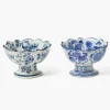 Chinoiserie Scalloped Nibble Bowls (Pair)