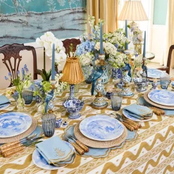 Chinoiserie Scalloped Nibble Bowls (Pair)