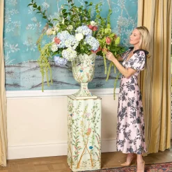 Chinoiserie Tole Urn