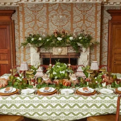 Chocolate Bow Laurel Placemats (Set of 4)