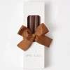 Chocolate Brown Candles (Set of 8)