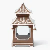 Chocolate  Chinoiserie Pagoda Lantern