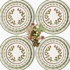Chocolate Josephine Dinner & Starter Plates (Set of  8)