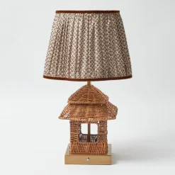 Chocolate Lotus Lampshade (30cm)