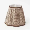 Chocolate Lotus Lampshade (18cm)