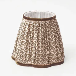 Chocolate Lotus Lampshade (18cm)