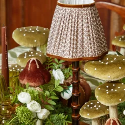 Chocolate Lotus Lampshade (18cm)