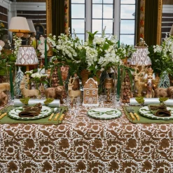 Chocolate Pheasant Tablecloth