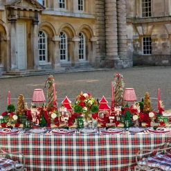 Christmas Garland Dinner & Starter Plates (Set of 8)