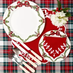 Christmas Garland Dinner Plate