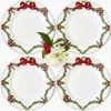 Christmas Garland Starter Plate (Set of 4)