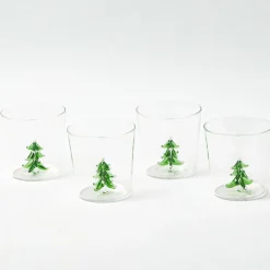 Christmas Tree Glasses (Set of 4)
