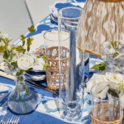 Claudia Glass Hurricane Candle Holder (Pair)