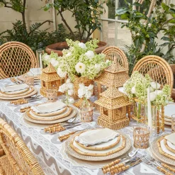 Claudia Glass Hurricane Candle Holder (Pair)