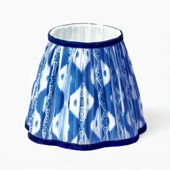 Cobalt Ikat Lampshade (18cm)