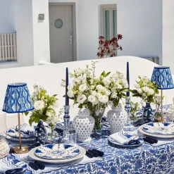 Cobalt Ikat Lampshade (18cm)
