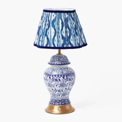 Cobalt Ikat Lampshade (22cm)