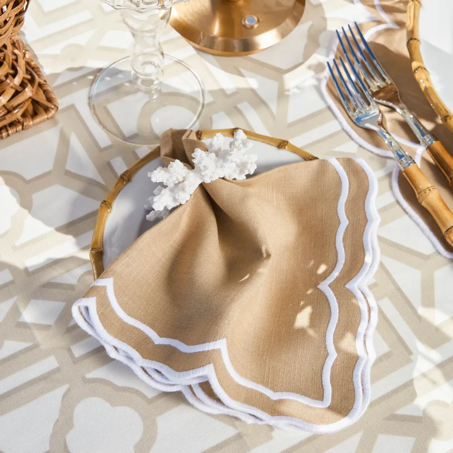 Coral Napkin Ring (Set of 4)