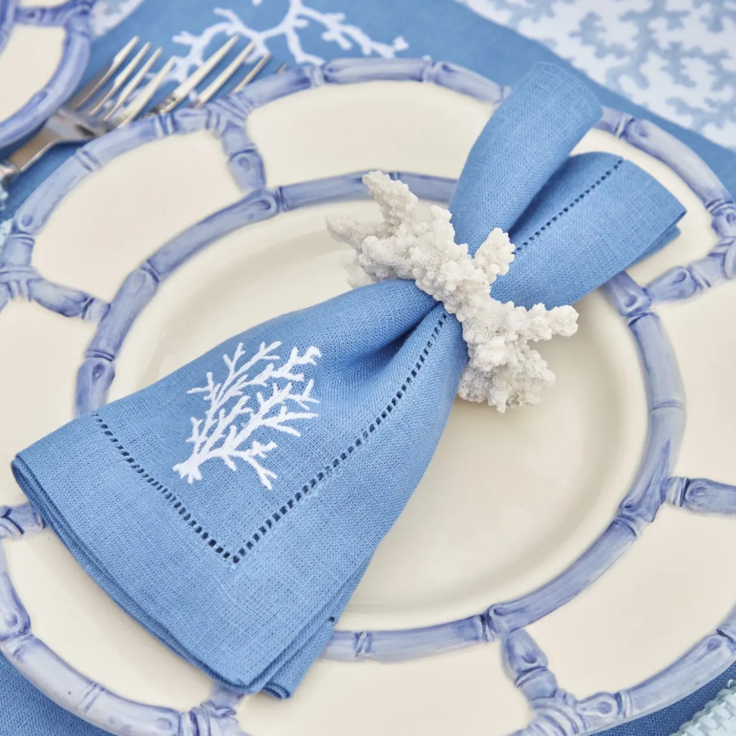 Coral Napkin Ring (Set of 4)