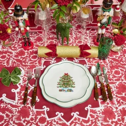 Cranberry Pheasant Tablecloth