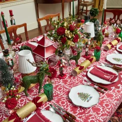 Cranberry Pheasant Tablecloth