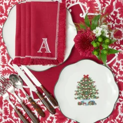 Cranberry Pheasant Tablecloth