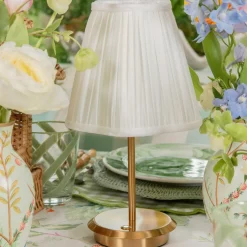 Cream Pleated Lampshade (18cm)