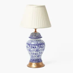 Cream Pleated Lampshade (22cm)