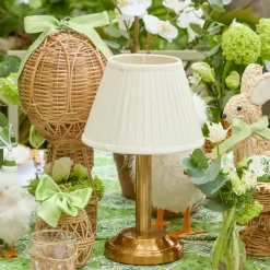Cream Pleated Lampshade (22cm)
