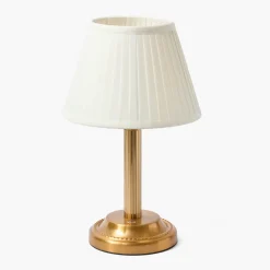 Cream Pleated Lampshade (22cm)