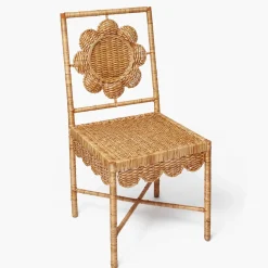Daisy Rattan Chair with Pavilion Cushion