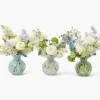 Dappled Glass Vases (Set of 3)