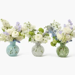 Dappled Glass Vases (Set of 3)