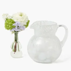 Dappled White Water Jug