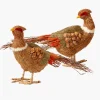 Decorative Raffia Pheasant (Pair)