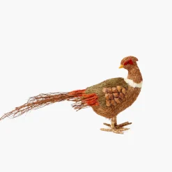 Decorative Raffia Pheasant (Pair)