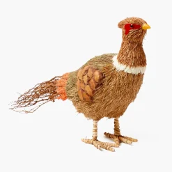 Decorative Raffia Pheasant (Pair)