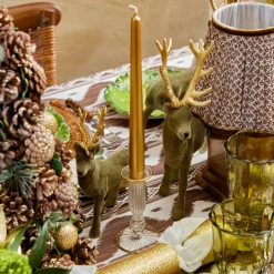 Deep Gold Candles (Set of 8)