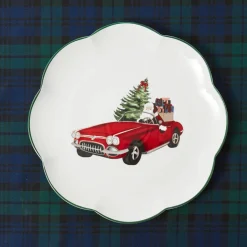 Driving Home for Christmas Dinner Plate