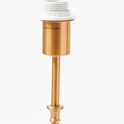 Edie Tall Rechargeable Lamp with Chocolate Lotus Shade (18cm)