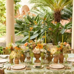 Edith Sand & Green Napkins (Set of 4)