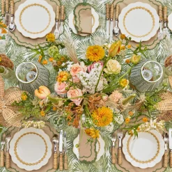 Edith Sand & Green Placemats (Set of 4)